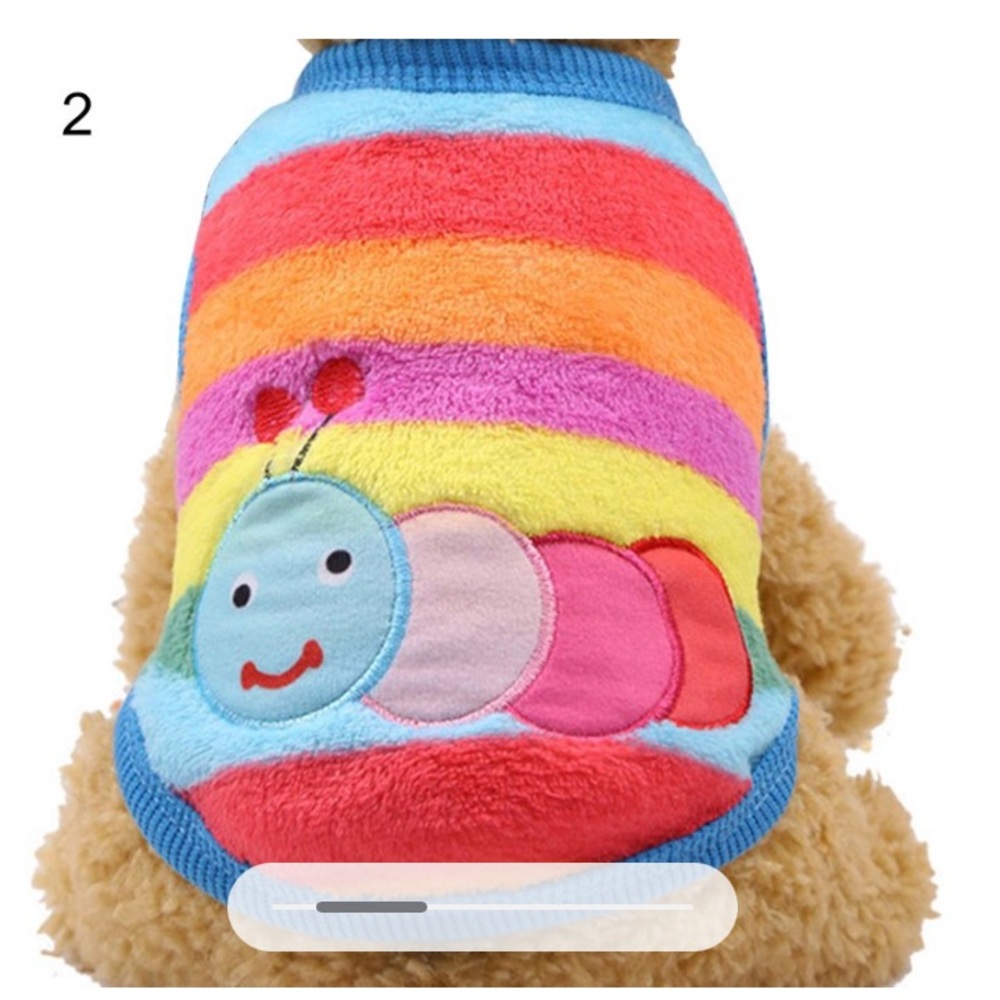 Shulemin Puppy Embroidery Vest Autumn Winter Cat or Dog